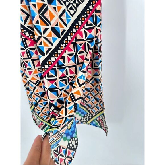 Dina Be Womens Geometric Sweetheart Neck Strapless Maxi Dress Multi-Color Medium - Picture 7 of 7